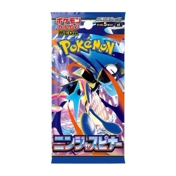 Pokemon Ninja Spinner japansk booster pakke